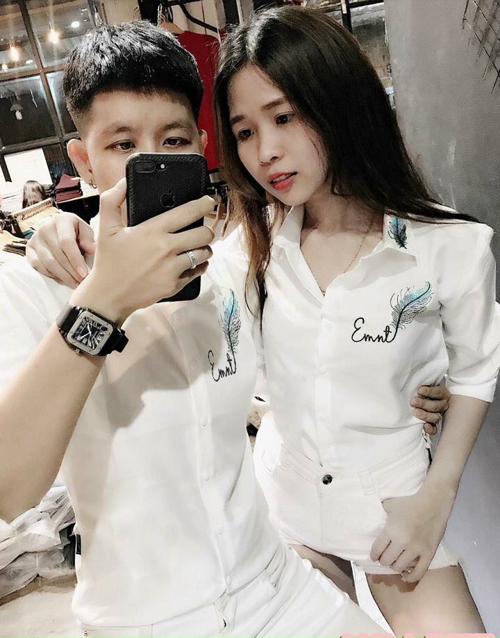 [Hoàn Tiền 15%] [HCM]Áo sơ mi đôi nam nữ lịch thiệp cao cấp 2021 (CAM KẾT HÀI LÒNG )