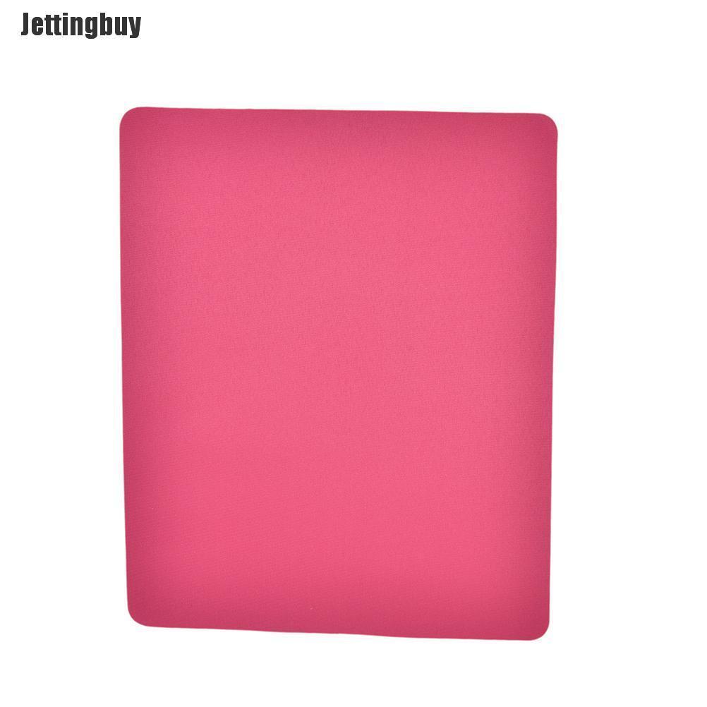 Jettingbuy Tấm Lót Chuột Chơi Game Máy Tính Xách Tay PC 21.5X17.5Cm Bán Chạy Thảm Hình Chữ Nhật Màu Trơn Chống Trượt