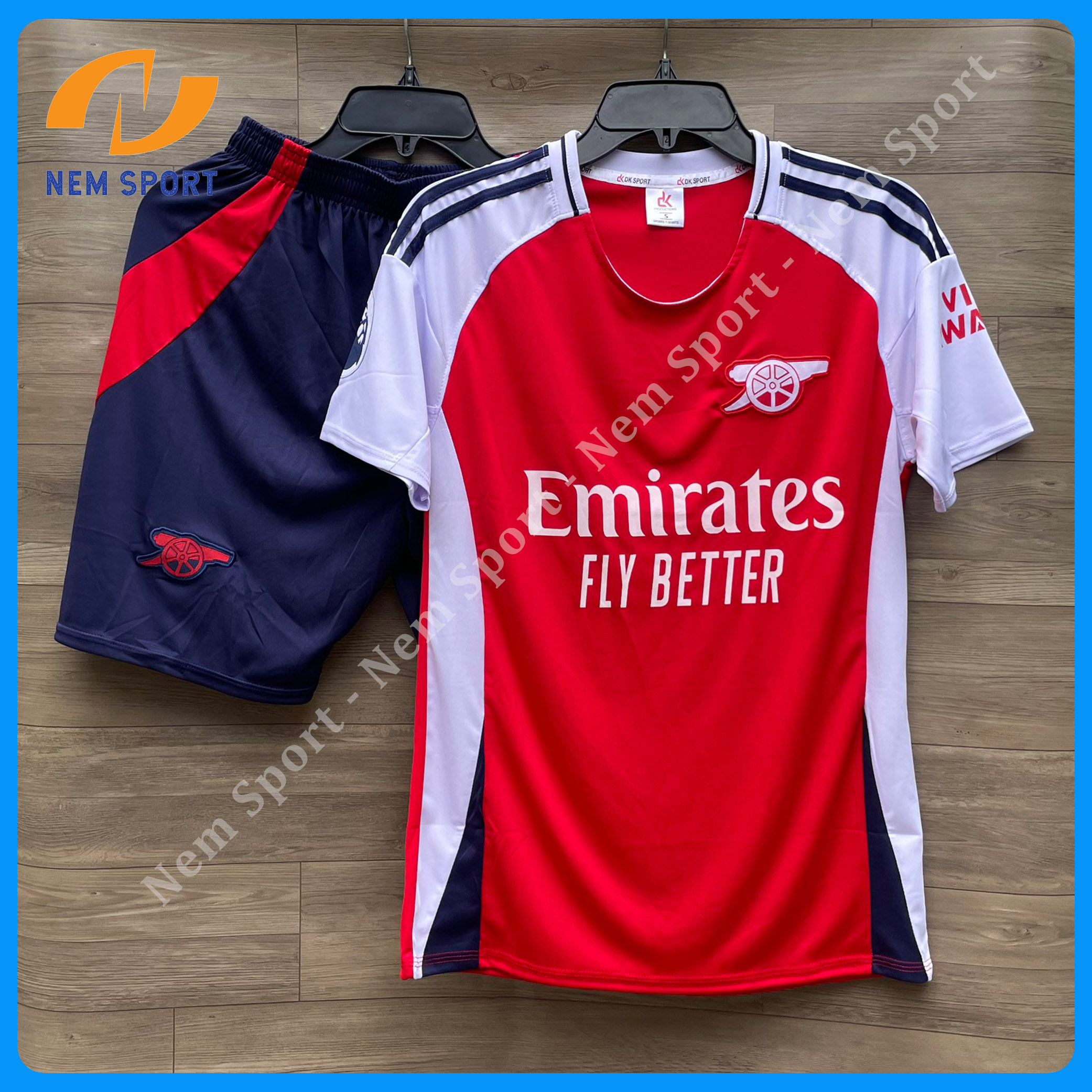 Quần Áo Bóng Đá CLB Arsenal Màu Đỏ Sân Nhà Mùa Giải 24/25