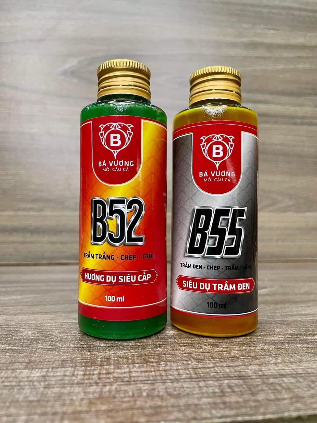 Tinh mùi B52 B55 , mồi câu cá trắm , ngâm ốc vị giác cá trắm đen