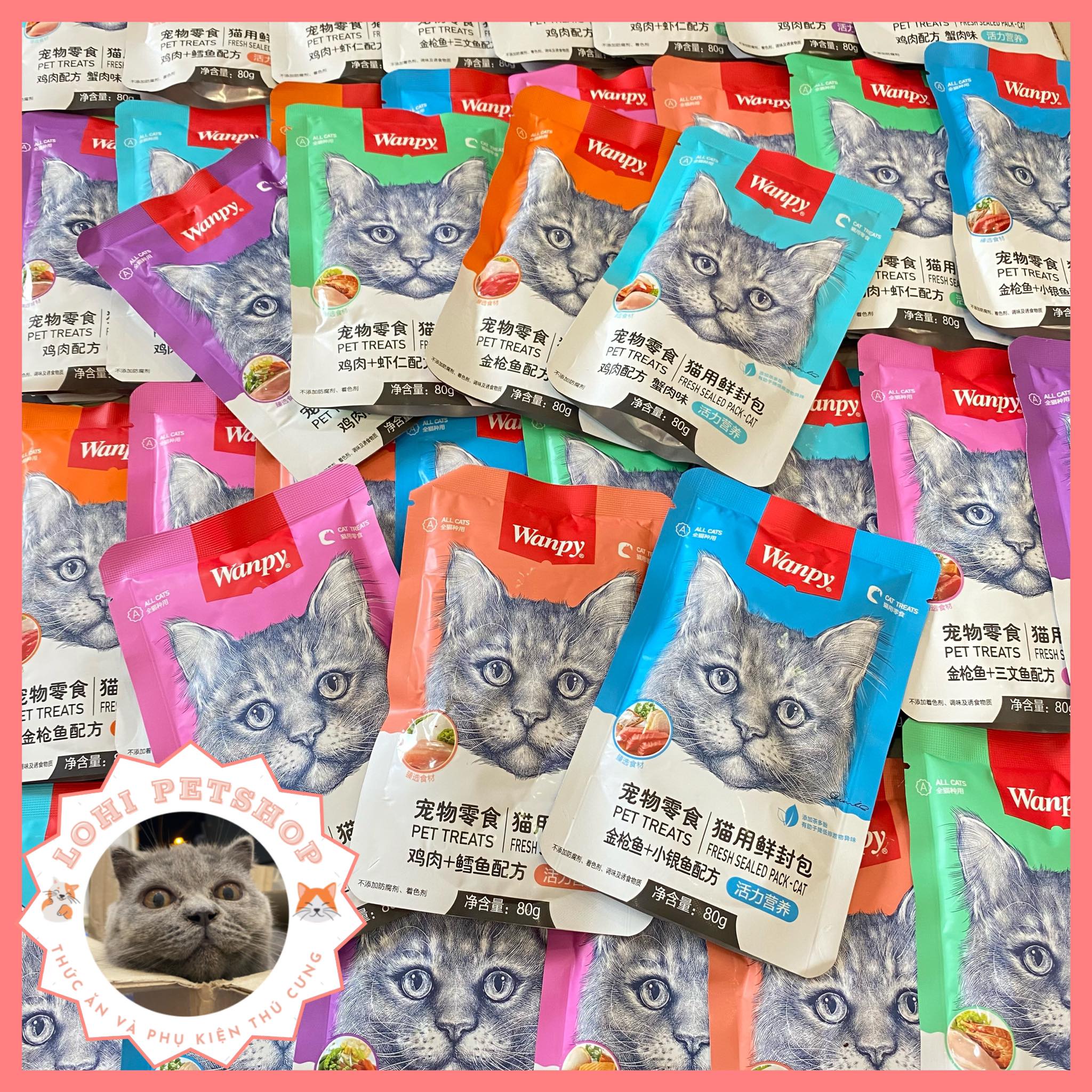 Pate wanpy 80gr cho mèo