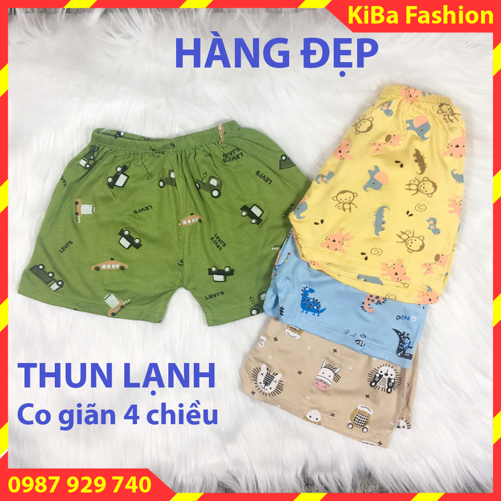 5 chiếc Quần đùi chất cotton thun lạnh CAO CẤP co giãn 4 chiều mềm mịn cực đẹp mát cho bé Trai/Gái 5-16kg- QĐ - HH080 / quần đùi đóng bỉm cho bé / quần chục cho bé / quần đùi chục cho bé trai / quần chục / quần đùi