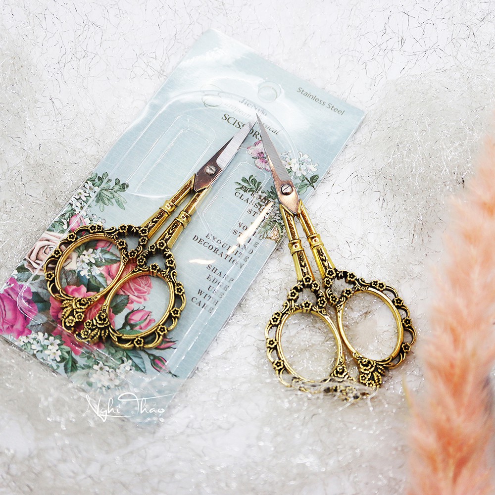 Kéo cát phoi, cắt phom form móng dụng cụ dùng trang trí móng làm nail