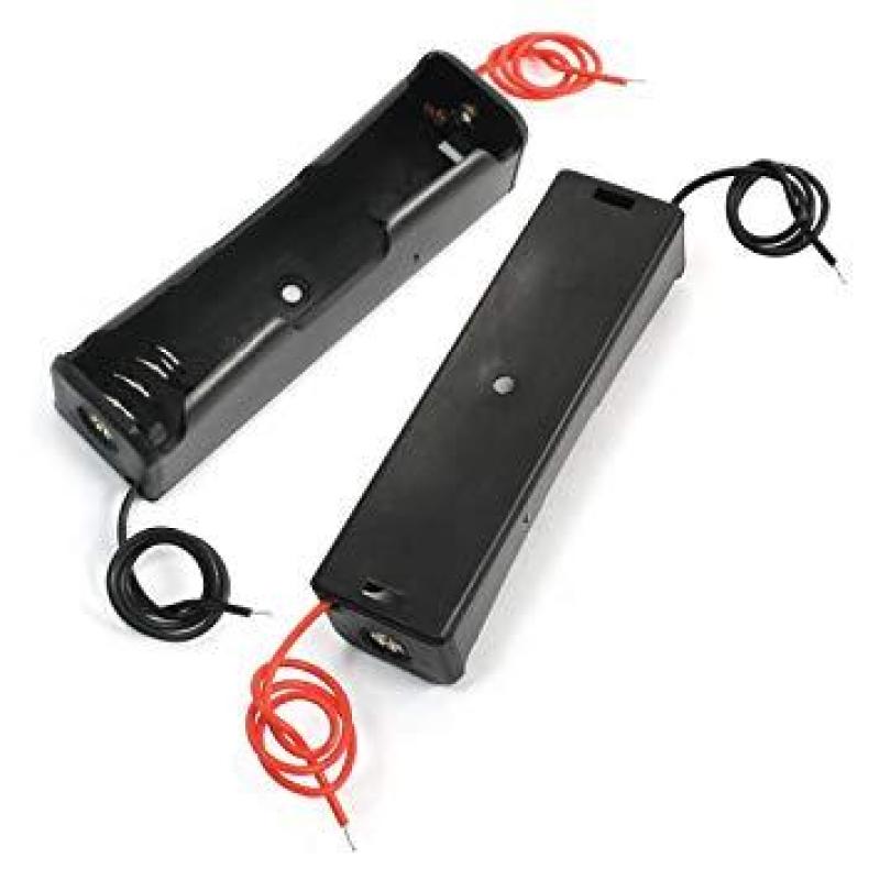 Hộp pin 18650 1 cell khay pin 18650 1 cell kèm dây