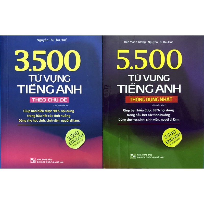Sách - 5500 từ vựng tiếng anh thông dụng  - 3500 từ vựng tiếng anh theo chủ đề ( bản màu)
