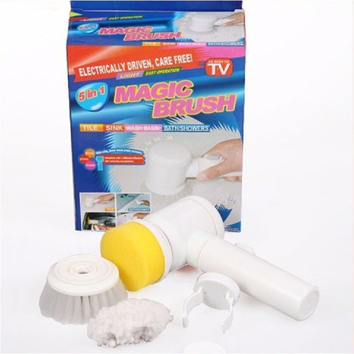 Máy cọ rửa, làm sạch vết bẩn bằng điện 5 in 1 magic brush