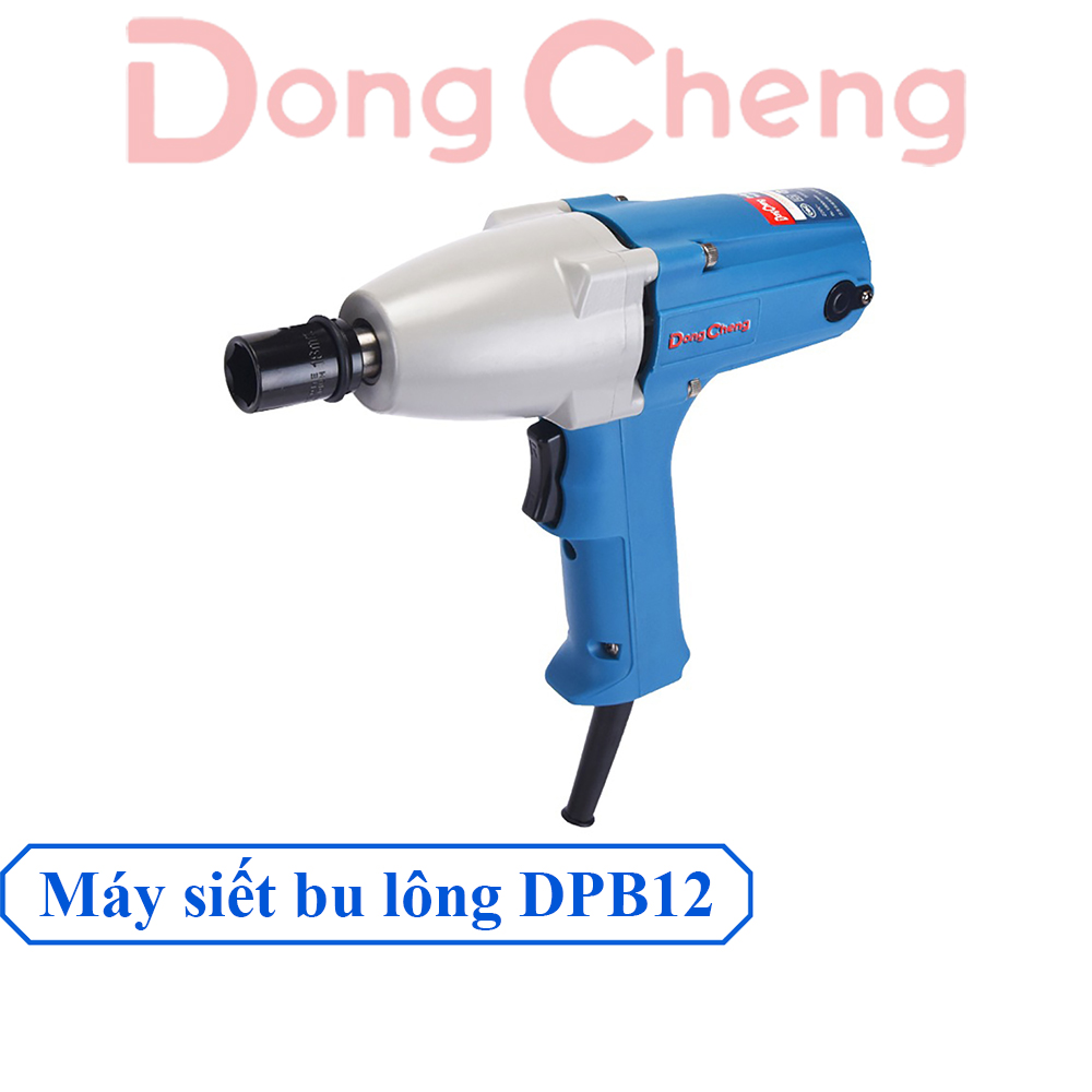 Máy siết bu lông cầm tay dongcheng dpb12 chuyên dụng sửa chữa xe cộ, máy móc, tốc độ xoay lớn – hàng chính hãng