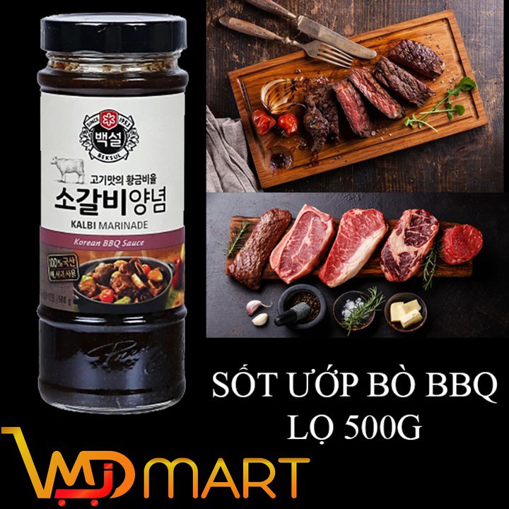 500GR SÔT ƯỚP BBQ BÒ HÀN QUỐC Giá tốt