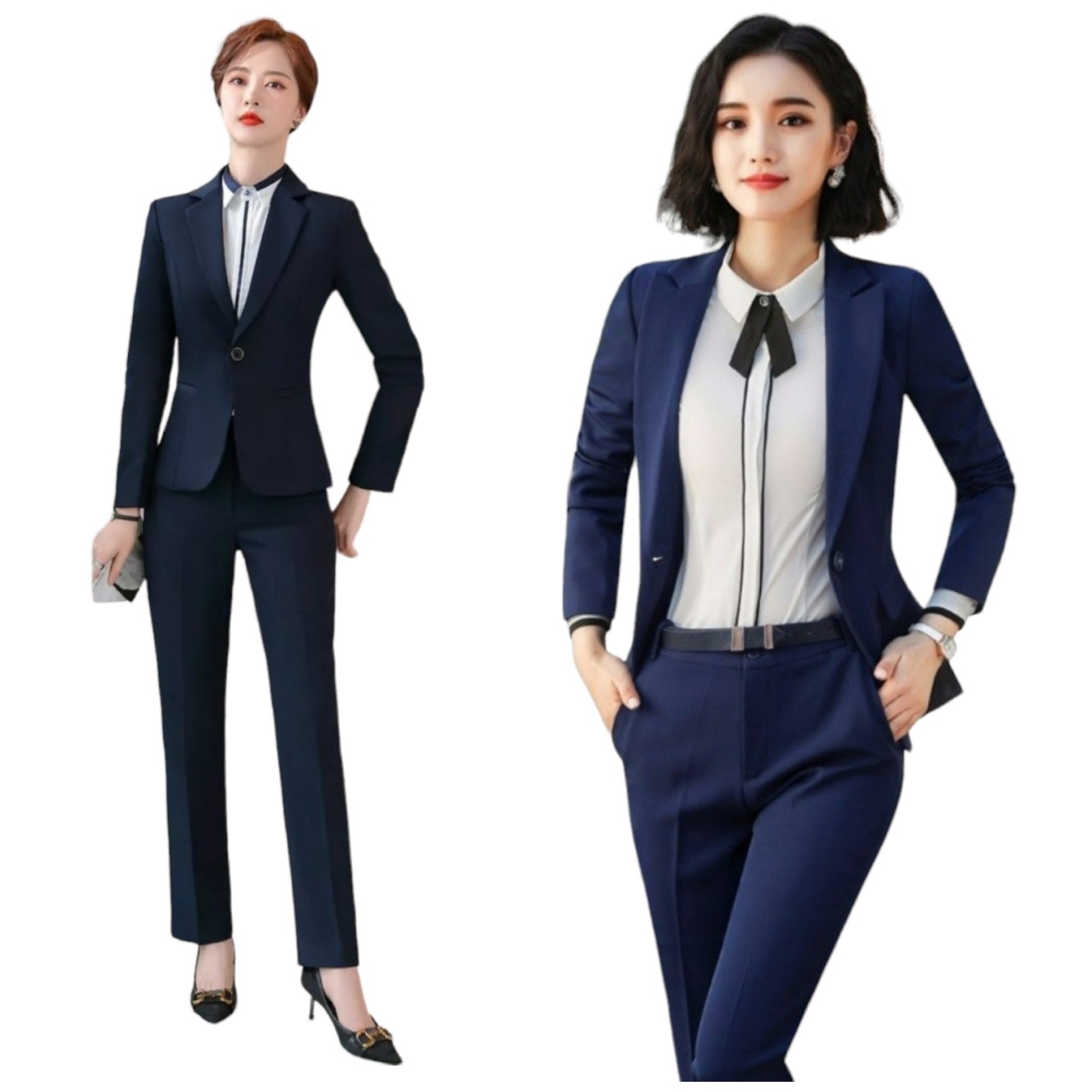 Vest nữ tay dài quần dài tj28 + tặng áo thun - thời trang nữ - set vest công sở - áo vest blazer