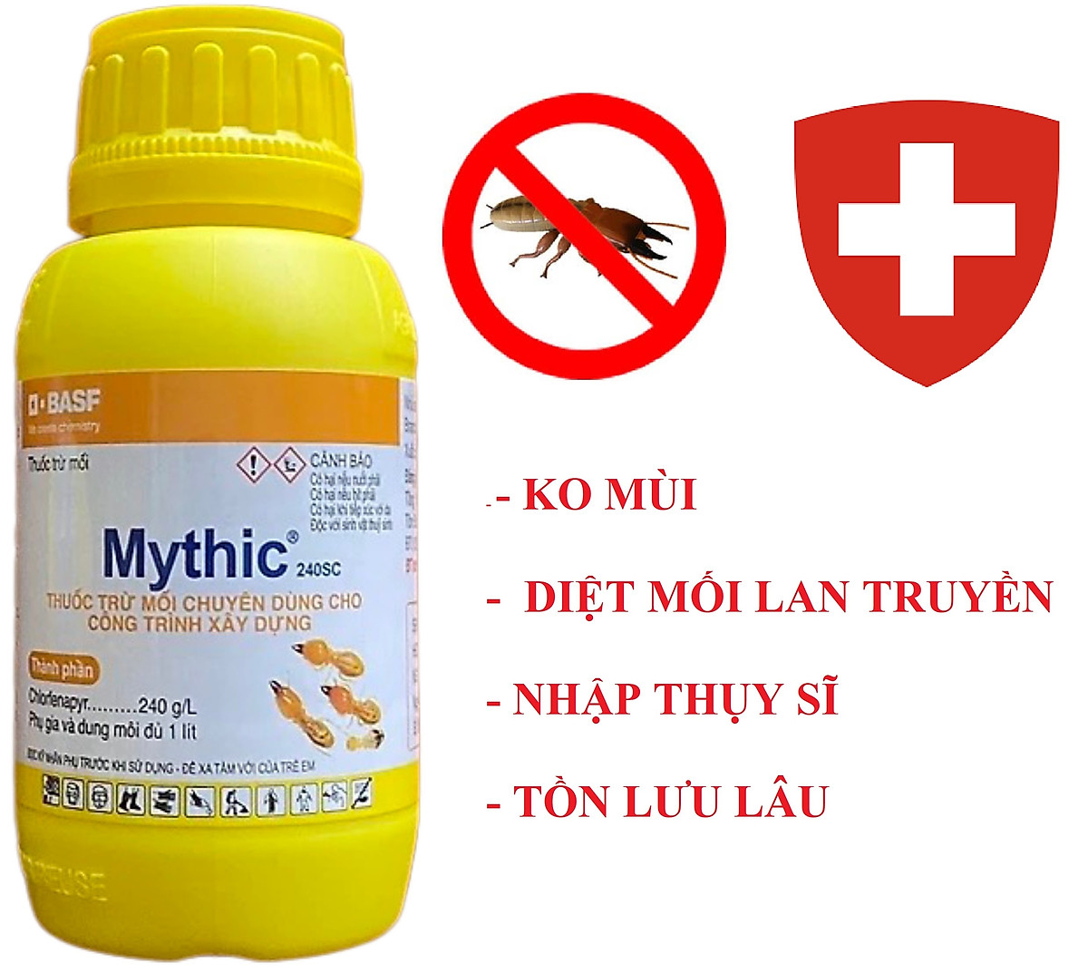 Thuốc diệt mối tận gốc Mythic không mùi - Loại 100ml