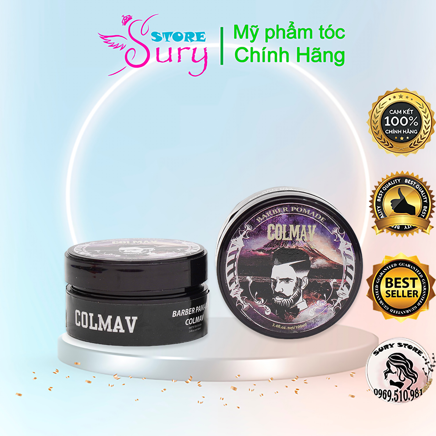 Sáp vuốt tóc tạo kiểu colmay giữ nếp cả ngày Sury_store