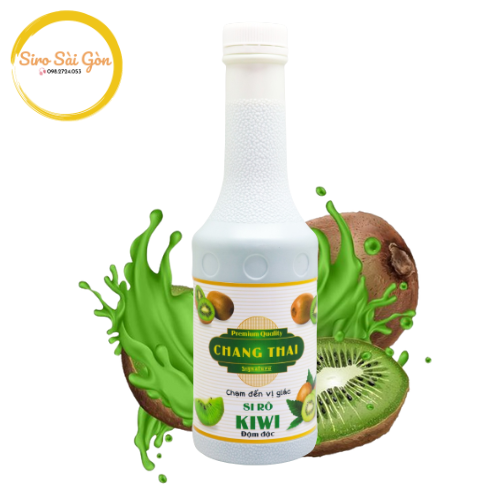 Siro kiwi chang thai 1lít - trà kiwi mát lạnh siêu ngon