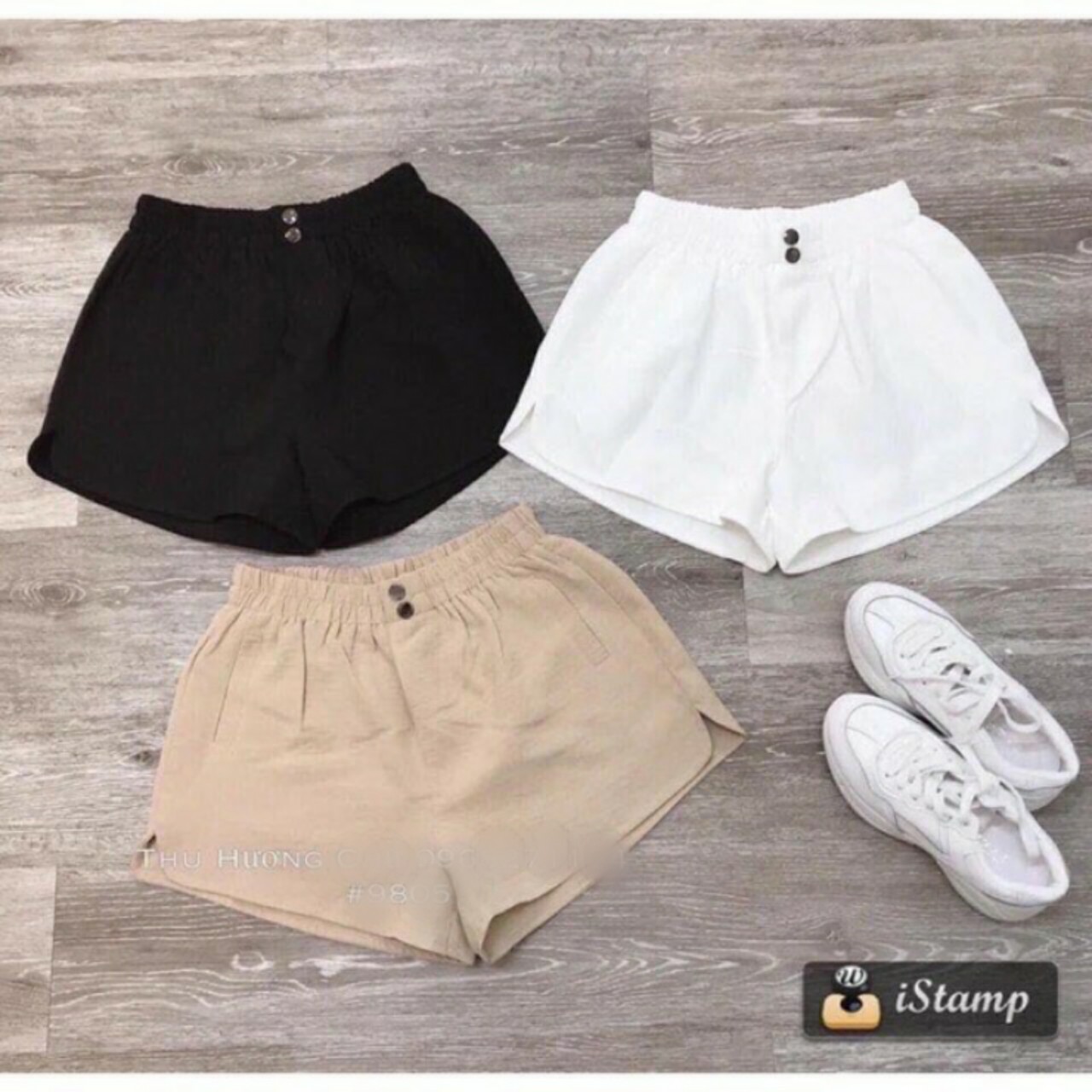 QUẦN SHORT NỮ LƯNG THUN VẢI ĐŨI SIÊU MÁT nuna