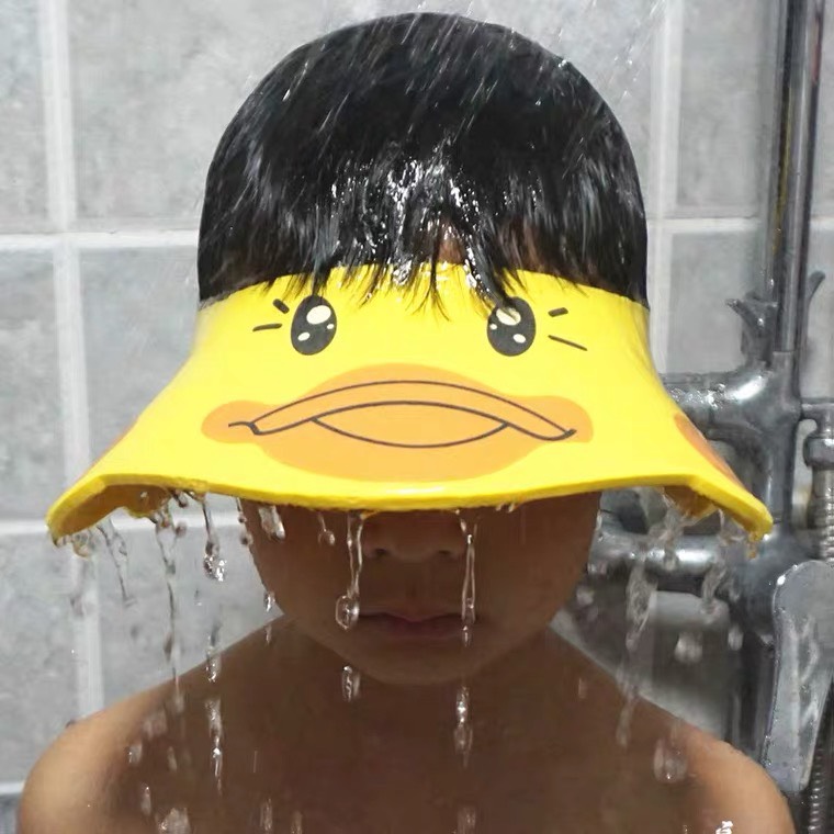 Mũ Tắm Bé Nón Gội Đầu Che Nước Cho Bé Chất Liệu Xốp Mút Co Giãn Mềm Nhẹ Êm Đầu - K62