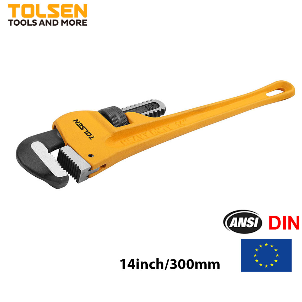 Mỏ lết răng kìm cá sấu tolsen 14 inch/ 300mm - tiêu chuẩn xuất khẩu châu âu