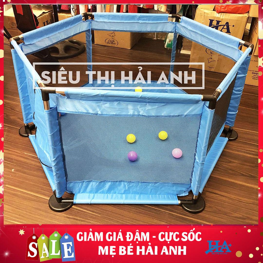 Quây cũi khung inox kiêm nhà bóng an toàn cho bé, lều lục giác trẻ em -mbhuong23