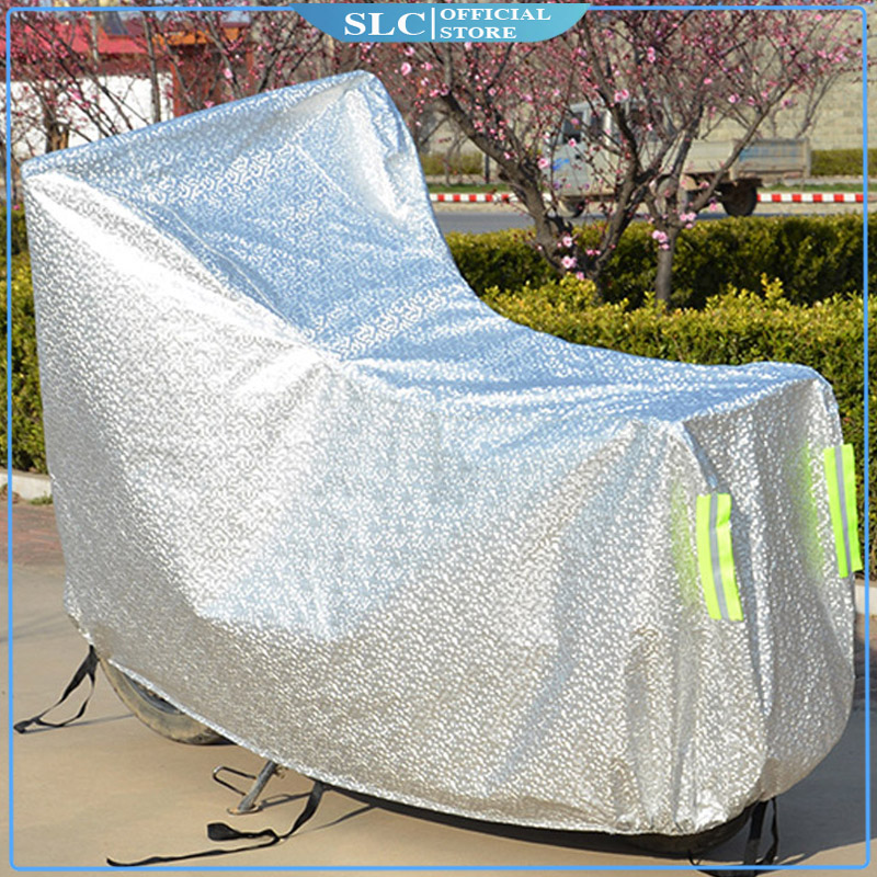 Bạt Phủ Xe, áo trùm xe máy, bac che xe may, Màn Chùm Xe May - Bạt Phủ Xe Máy cao cấp - Siêu bền , thách thức mọi thời tiết mẫu tráng bạc chống nắng