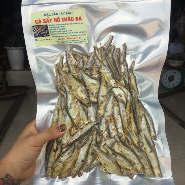 ĐẶC SẢN TÂY BẮC: CÁ TÉP DẦU SẤY HỒ THÁC BÀ 500g