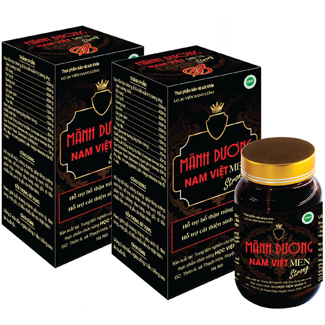 Bộ 2 hộp Mãnh Dương Nam Việt SX bởi Học Viện Quân Y ( Lọ 30 Viên )