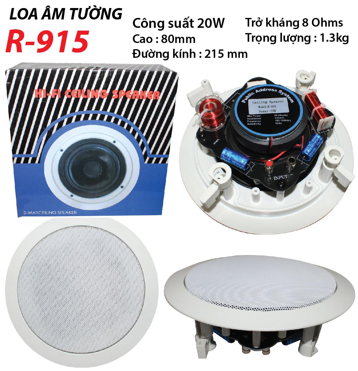 Loa âm trần hi-fi ceiling- speaker 915