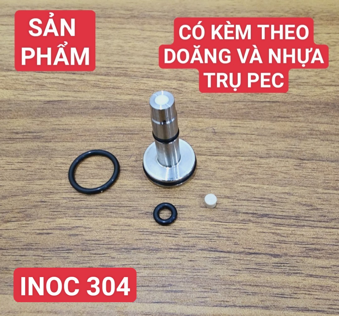 Trụ đĩa cricket inoc 304 , đã gia công mịn mặt tiếp xúc,