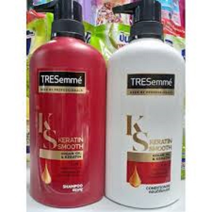 Bộ Đôi Gội + Xả Tresemme Keratin Smoonth 450ml Thái Lan