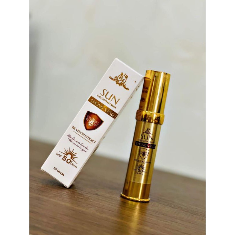 Kem chống nắng collagen x3 chiết xuất nọc ong, Đông Anh 50gr