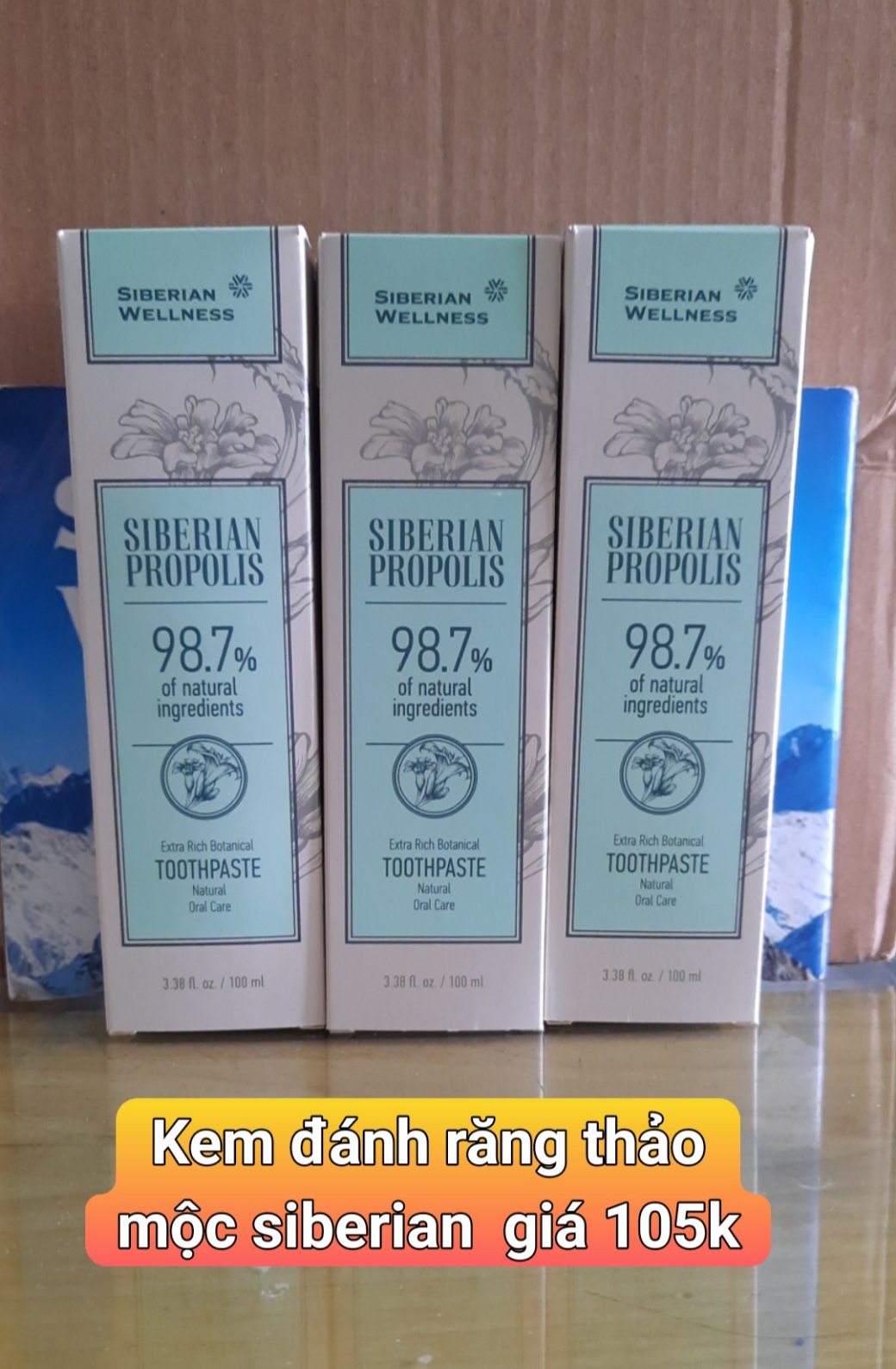 Kem đánh răng thảo mộc siberi