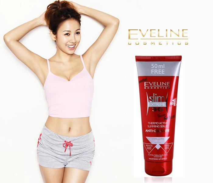 Kem tan mỡ bụng giảm vòng eo eveline slim extreme 3d 250ml