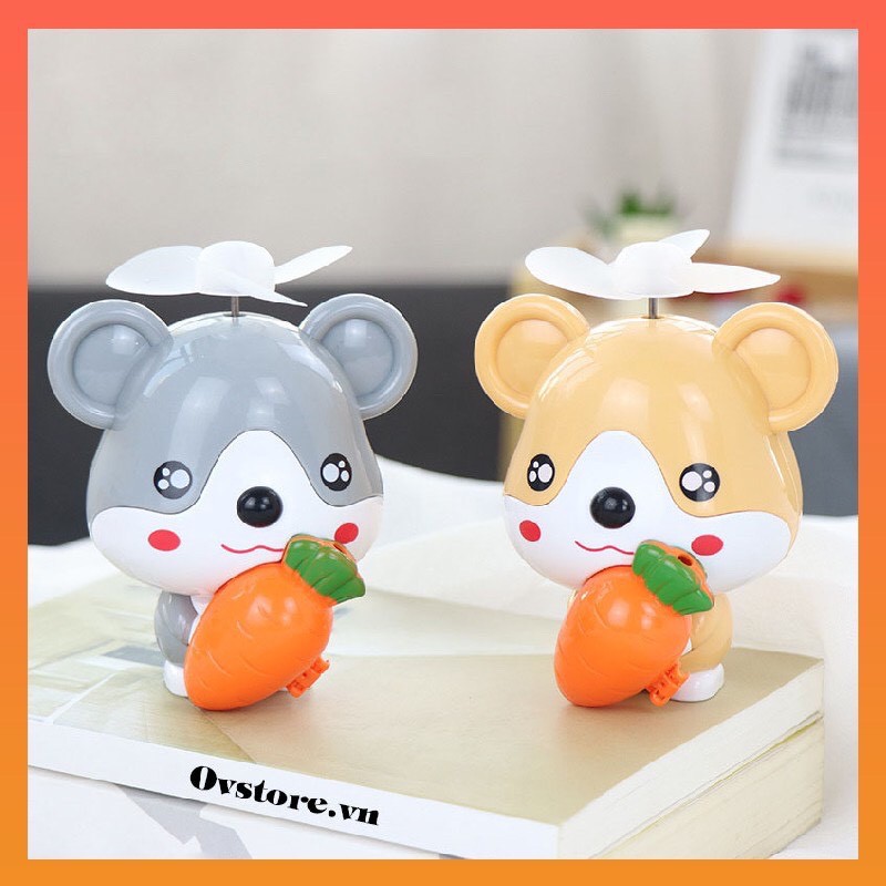 [Bảo Hành 24 tháng] Quạt Tích Điện Mini Cầm Tay, Để Bàn Tiện Lợi
