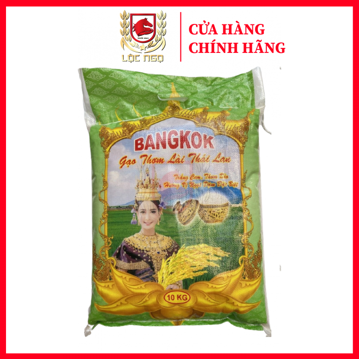 Gạo thơm lài thái lan 10kg- thơm ngon- hơi ấm tình thương