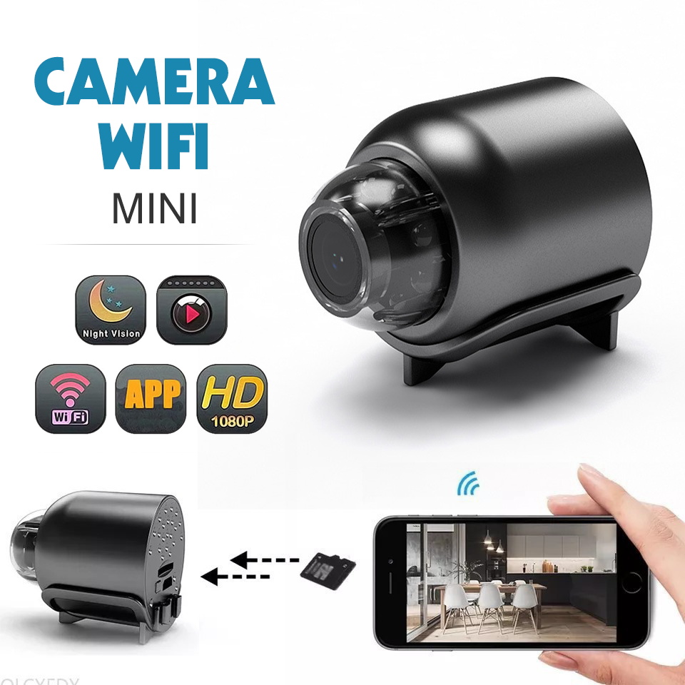 Camera an ninh wifi giám sát không dây ip camera giám sát hd1080p trong nhà webcam điện thoại không dây trong hot
