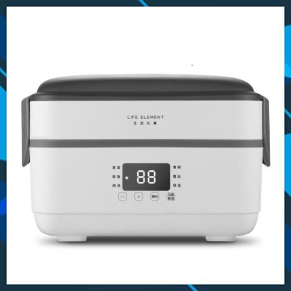 Hộp cơm cắm điện hẹn giờ F36, 2 tầng 3 ngăn, nấu chín, hâm nóng, giữ nhiệt cho thức ăn