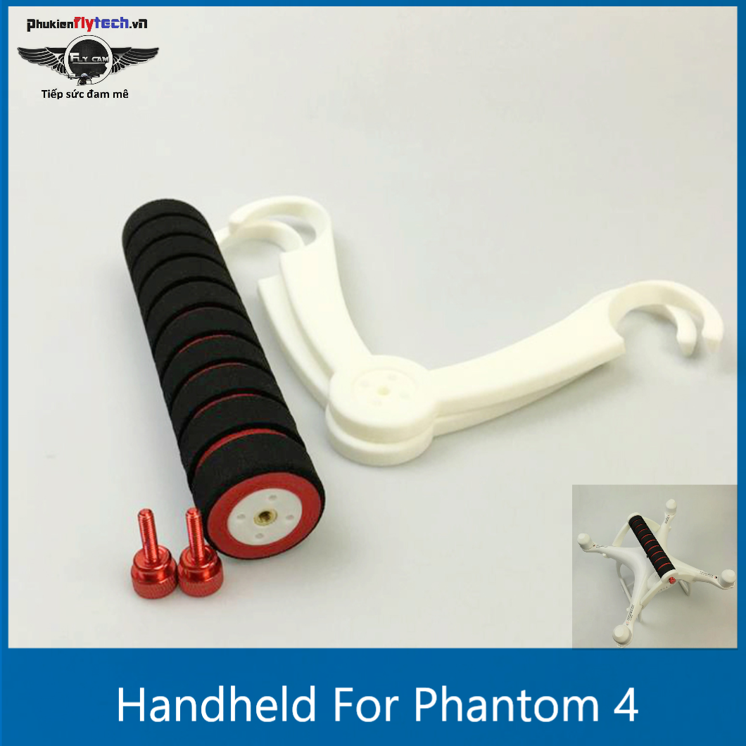 Tay quay phim Phantom 4 - Phantom 4 Handheld -  Phụ kiện hỗ trợ tay cầm quay camera - Thoải mái với các tư thế quay - Chất nhựa in 3D, nhẹ nhàng - Màu sắc theo màu máy bay.