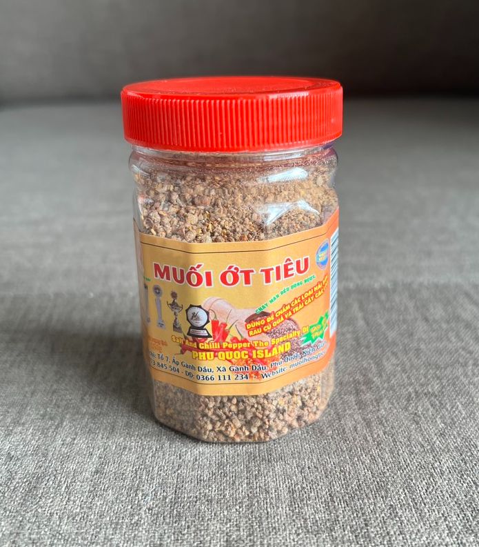 Muối ớt tiêu biên hải lọ 120g