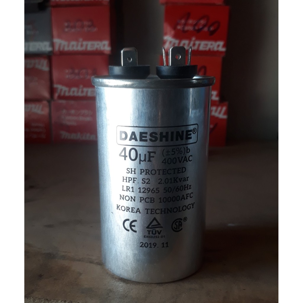 Tụ điện 40uf 400v capa 40uf tụ nhôm cam kết hàng đúng mô tả chất lượng đảm bảo an toàn đến sức khỏe người sử dụng đa dạng mẫu mã