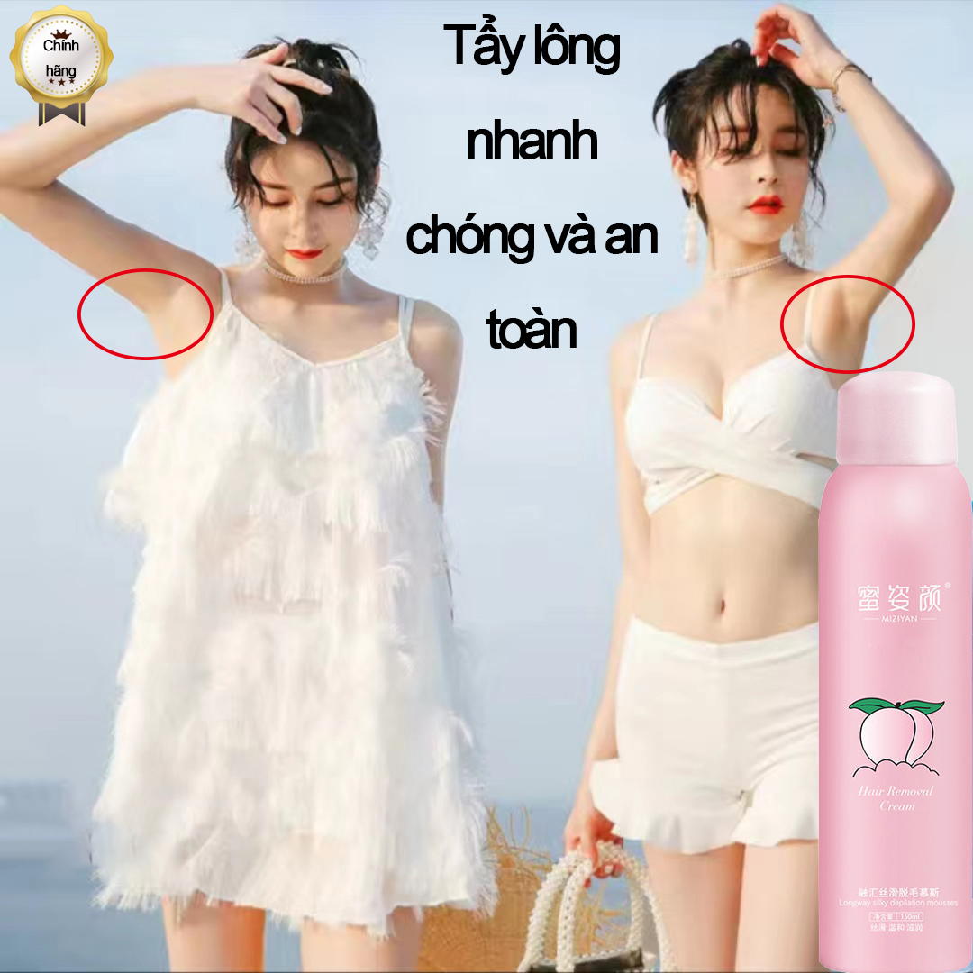 Xịt tẩy lông không đau Kem mousse tẩy lông mousse xịt kem tẩy lông toàn thân xịt tẩy lông tay tẩy lông vùng kín tẩy lông nách tẩy lông vùng kín nhẹ nhàng an toàn không kích ứng tẩy lông nhanh online