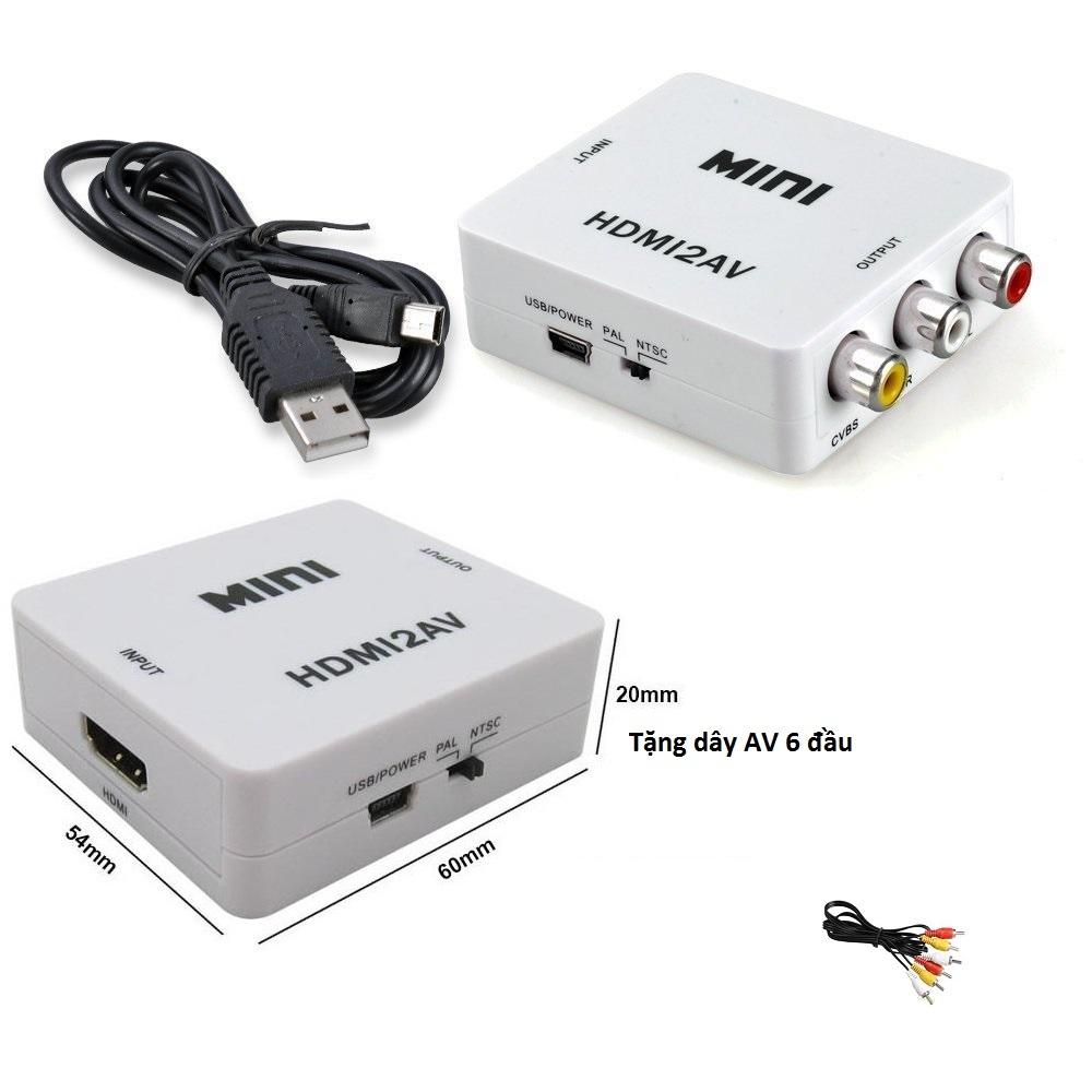 [HCM]Bộ chuyển đổi mini HDMI sang AV