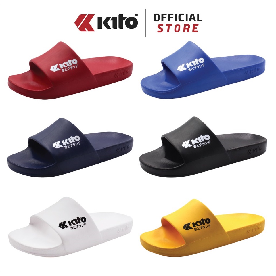 Sandals Thailand horizontal straps male female Kito AH98 genuine
