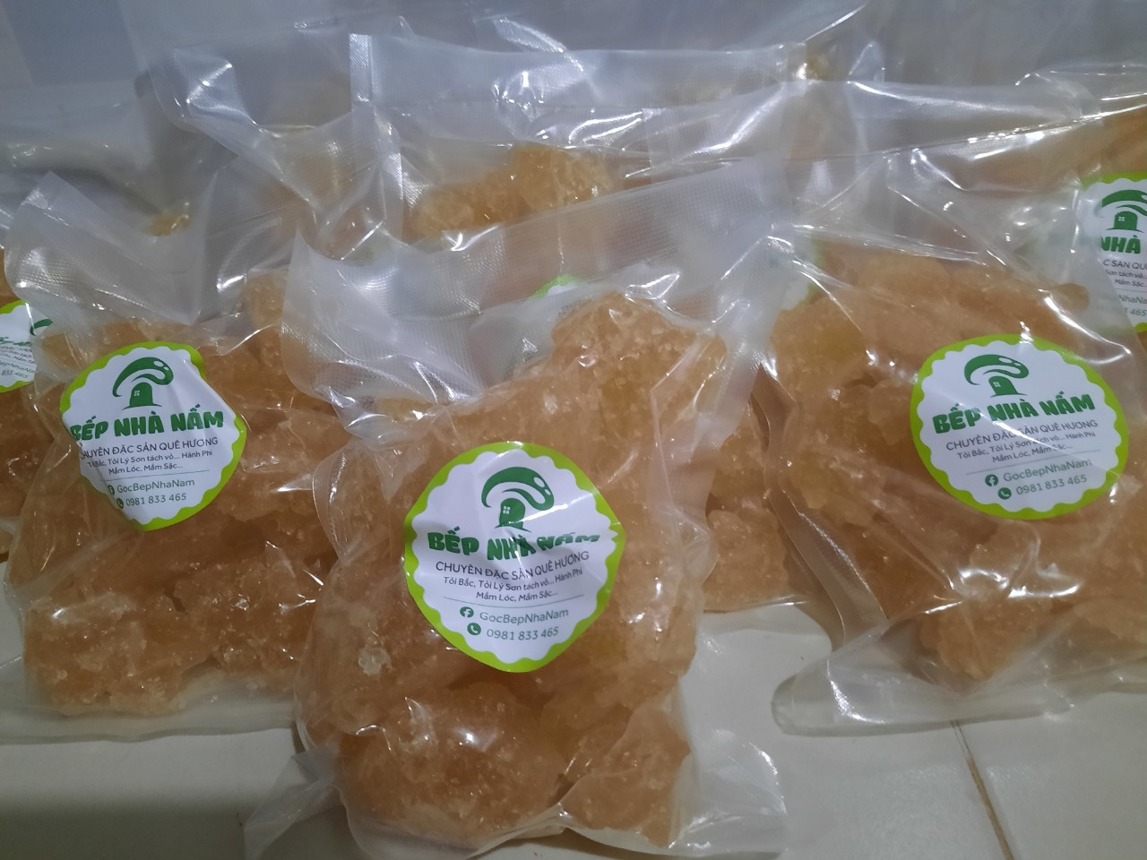 Đường Phèn nguyên chất không tẩy Quảng Ngãi - Gói 500g