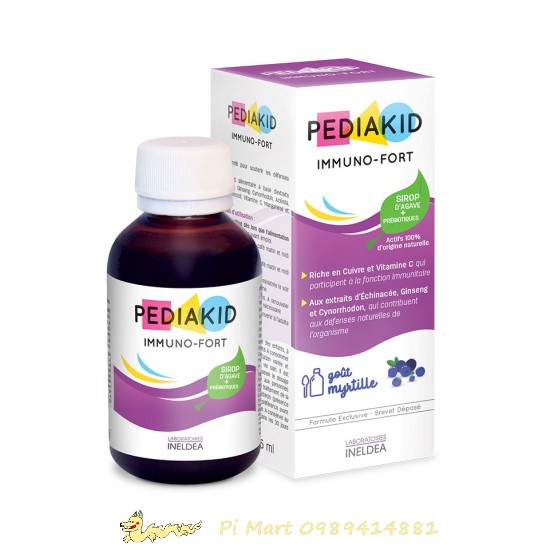 Vitamin Pediakid Immuno Fort 125ml tăng đề kháng cho bé