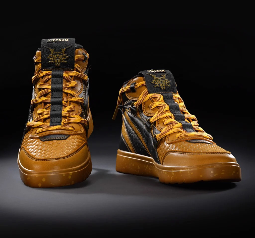 Giày Thể Thao Nữ Biti's Hunter Street x VietMax | Vietnam Arising R3 Gold DSWH05500NAU