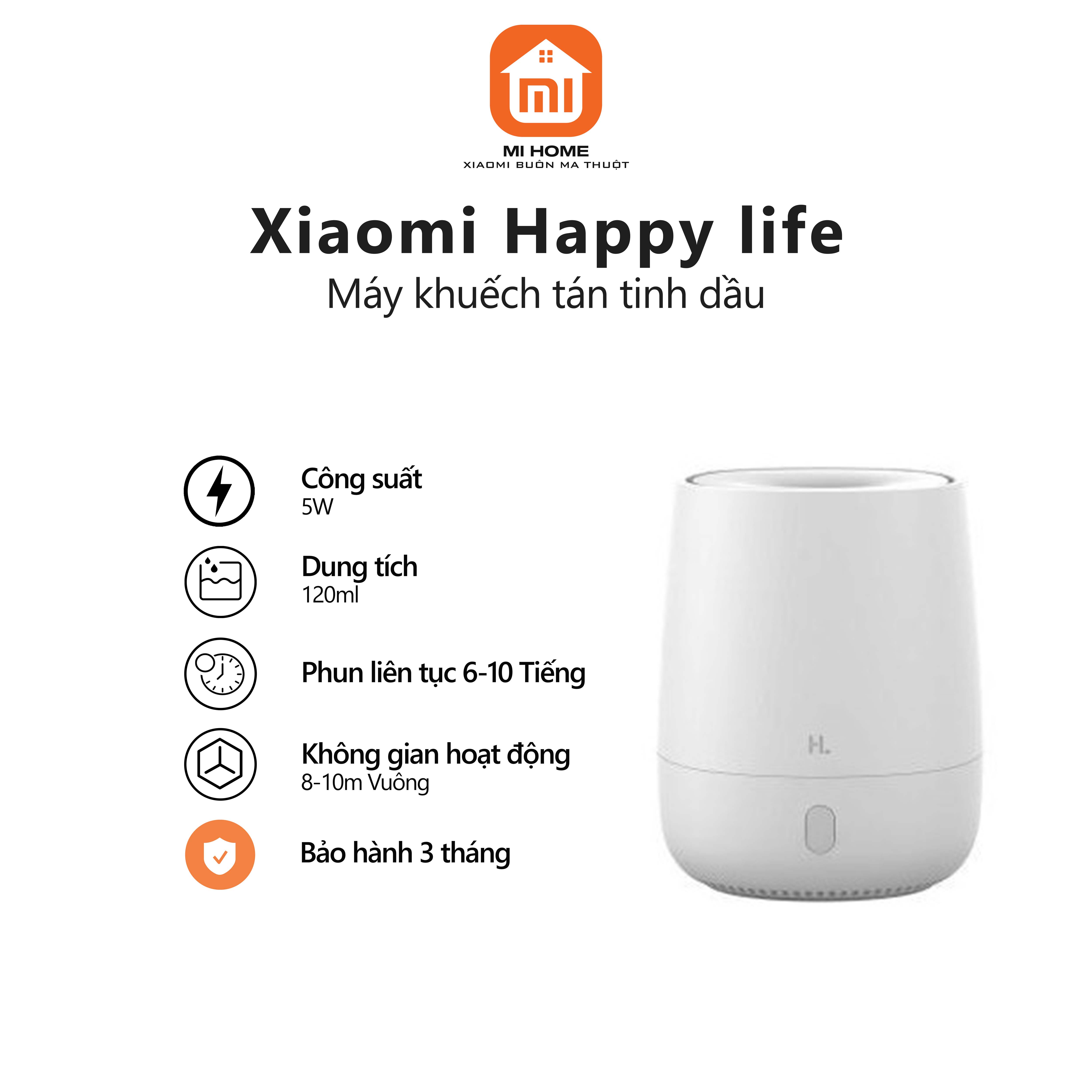 Máy xông, khuếch tán tinh dầu Xiaomi Happy Life
