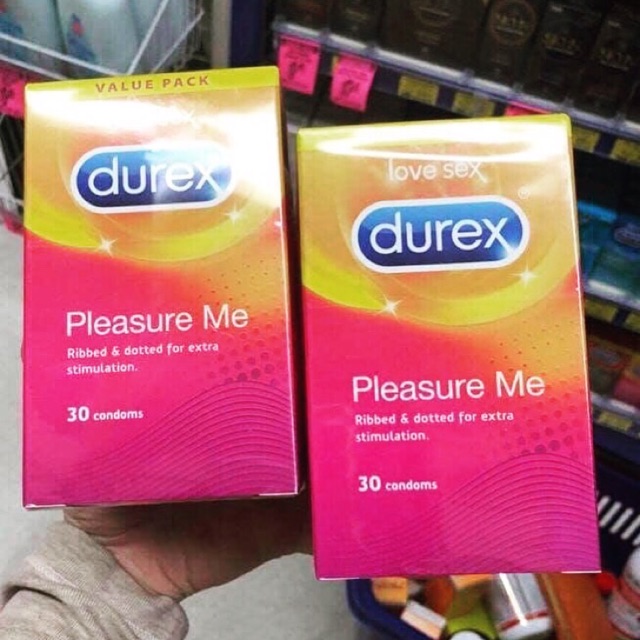 Bill Úc - Bao cao su Durex Pleasure Me hôp 30 chiếc