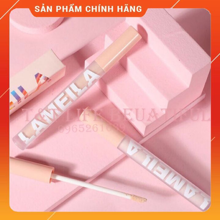[Tặng mặt nạ dưỡng trắng Hàn Quốc + Miễn ship} Kem che khuyết điểm mịn lì cho da mụn chống nước cho mọi tông da mỹ phẩm nội địa + T&T Life Beautiful