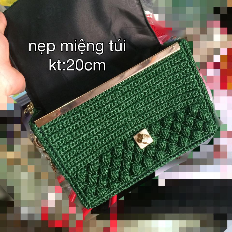 Nẹp miệng túi xách handmade