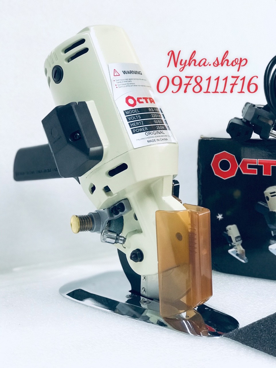 MÁY CẮT VẢI CẦM TAY ĐĨA OCTA / CHEERING