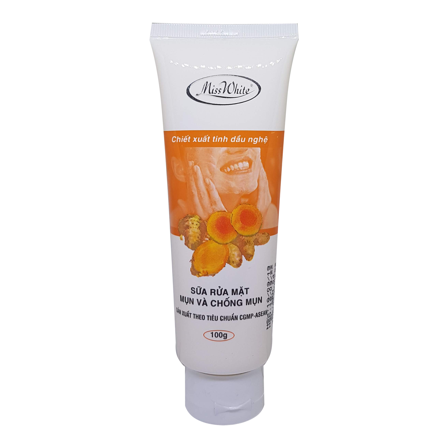 Sữa Rửa Mặt Mụn Và Chống Mụn Miss White 100g