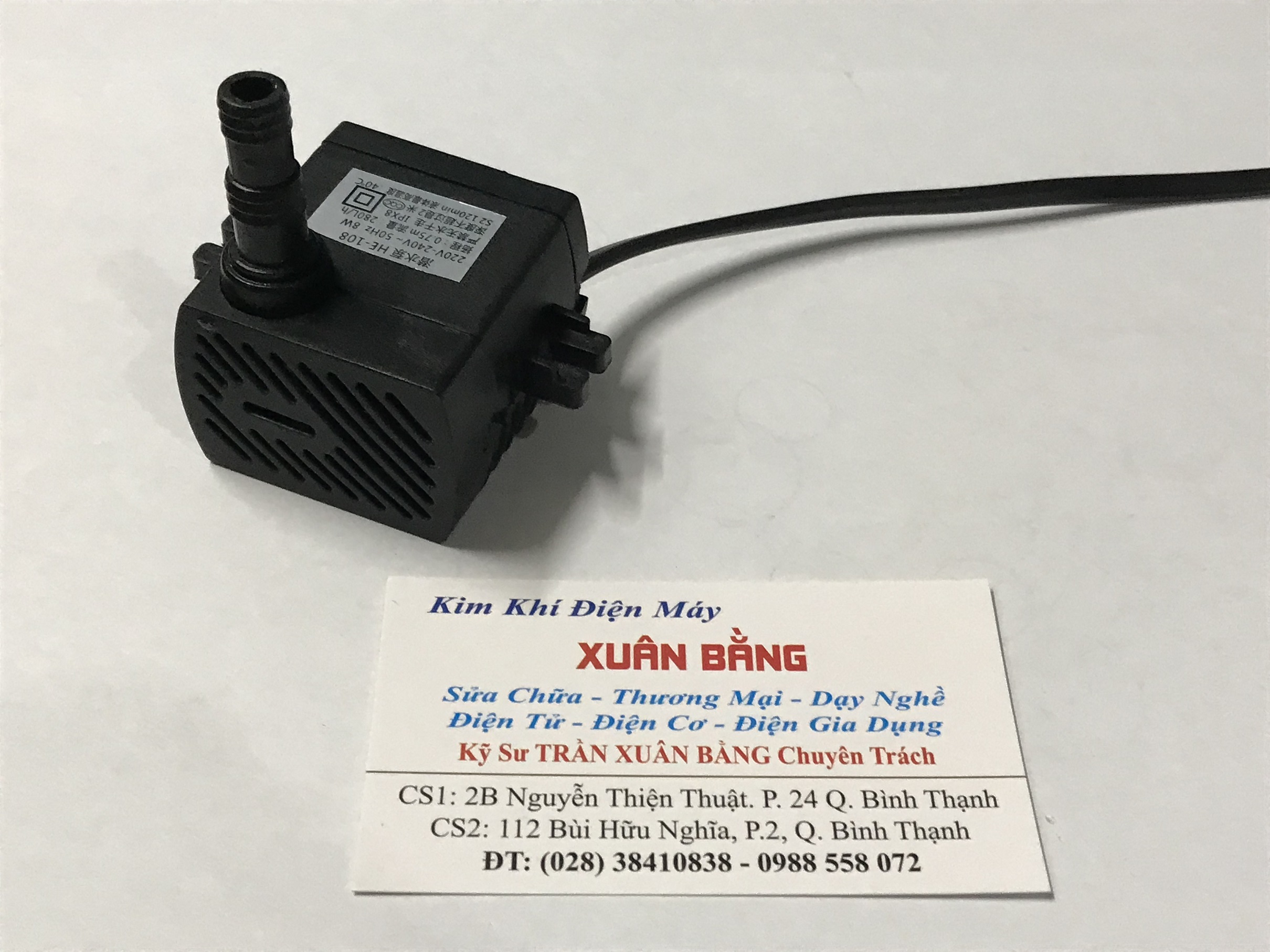 Motor bơm quạt hơi nước 0.75 m - 5 W