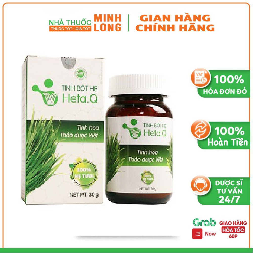 Tinh Bột Hẹ Heta.Q - Hỗ trợ điều trị táo bón, biếng ăn ở trẻ nhỏ